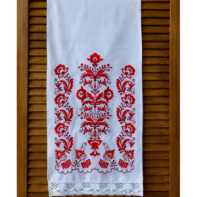 Вишитий рушник Калина