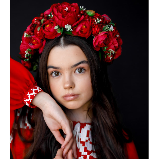 Віночок з ексклюзивних піонів