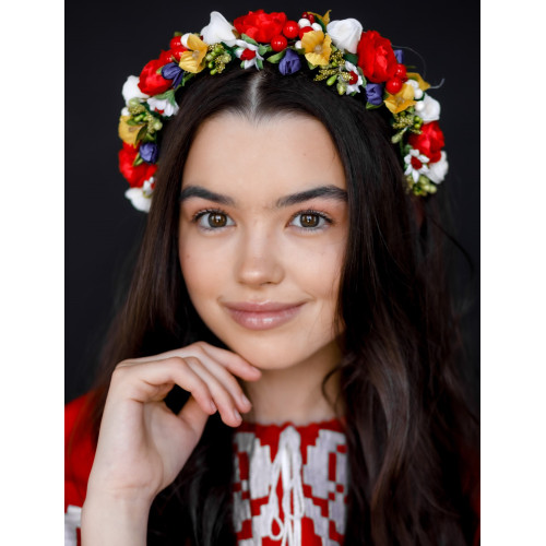 Обруч з квітів Класика
