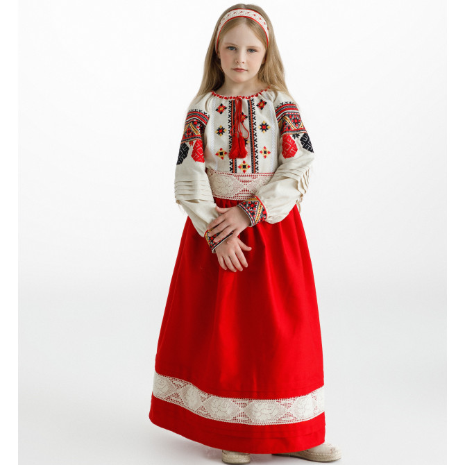 Спідниця для дівчинки до вишиванки  ART-LEV